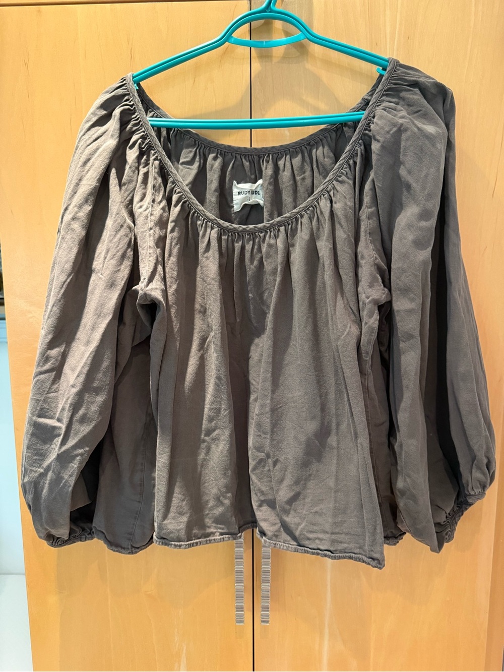 Rudy Jude Gather Blouse in Ink size Medium
